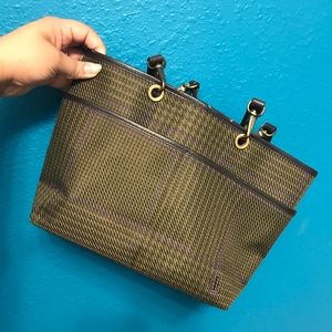 RARE LAUREN Ralph Lauren Houndstooth Handbag